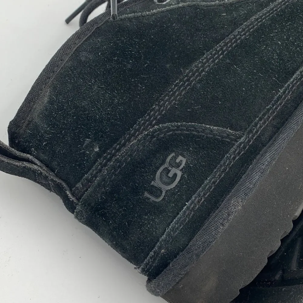 UGG Neumel Men’s Black Suede Lace-Up Chukka Boots size 11